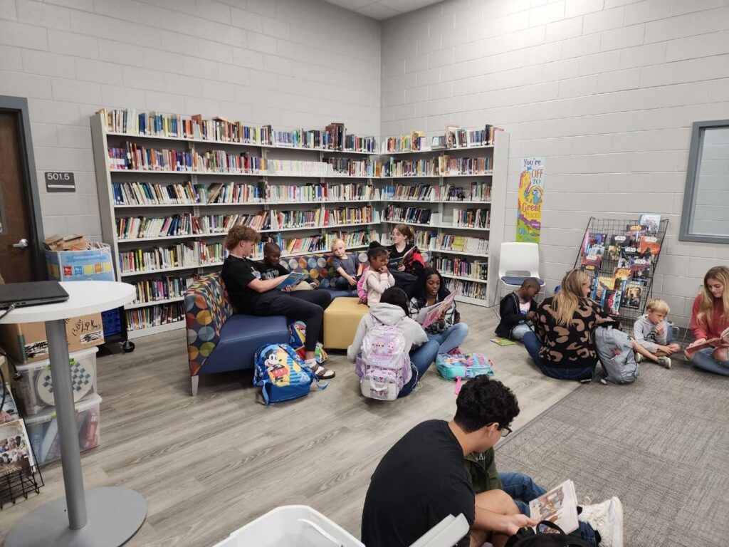 Elementary reading buddies program